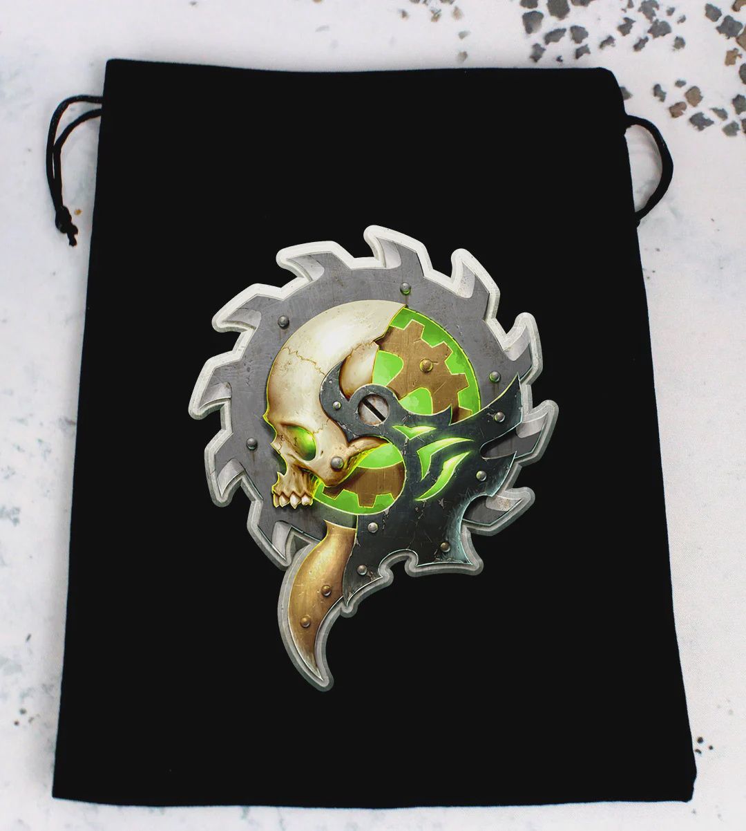 Baron of Dice: Officially Licensed Warmachine Premium Dice Bags - Cryx