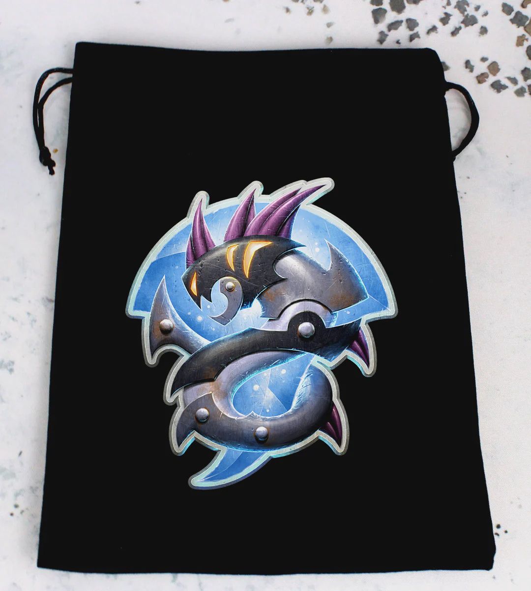 Baron of Dice: Officially Licensed Warmachine Premium Dice Bags - Shard Incarnate
