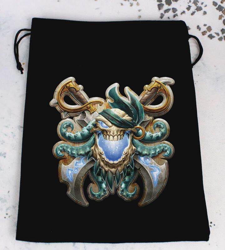 Baron of Dice: Officially Licensed Warmachine Premium Dice Bags - Southern Kriels Brineblood Marauders