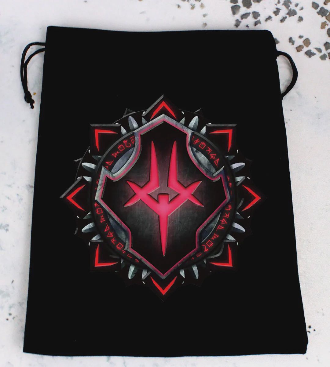 Baron of Dice: Officially Licensed Warmachine Premium Dice Bags - Infernals