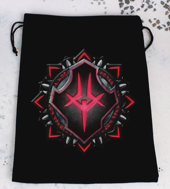 Baron of Dice: Officially Licensed Warmachine Premium Dice Bags - Infernals