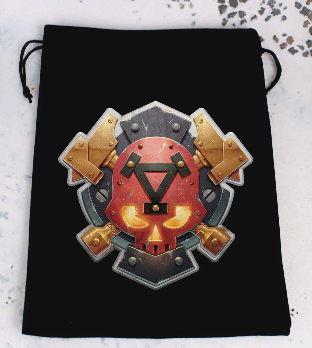 Baron of Dice: Officially Licensed Warmachine Premium Dice Bags - Khador Annihilators