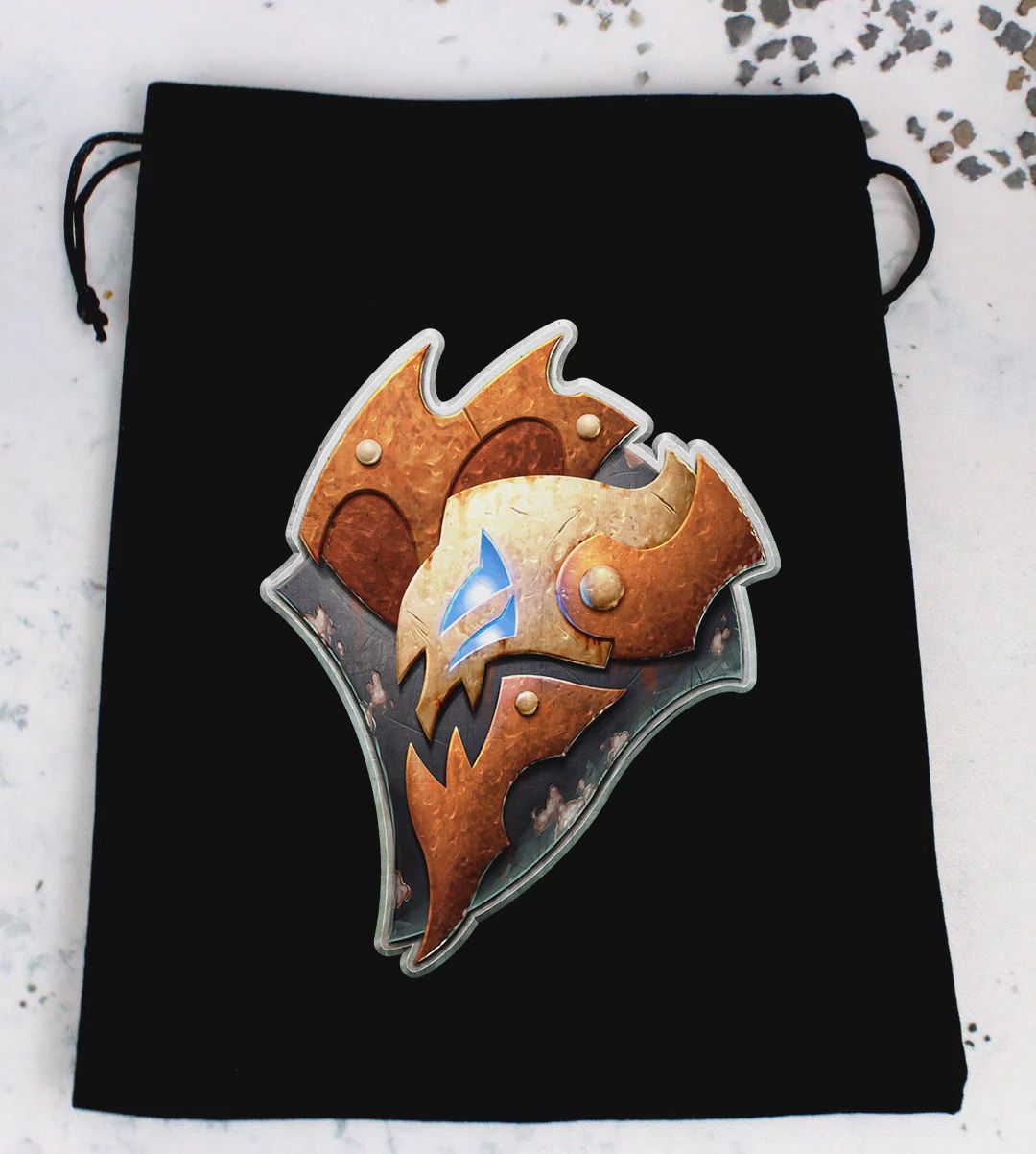 Baron of Dice: Officially Licensed Warmachine Premium Dice Bags - Embershard