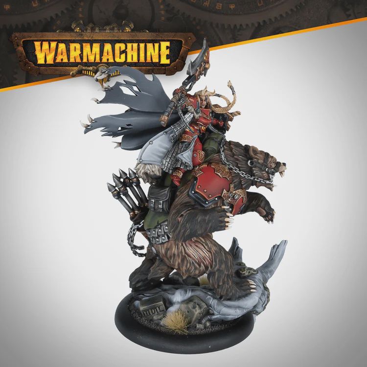 Warmachine: Khador Winter Korps Kapitan Yana Kovoskiy