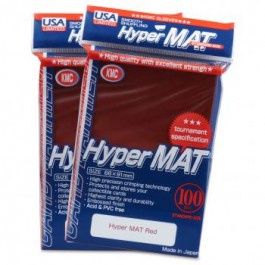 KMC Sleeves USA Pack - Hyper Mat Red (100)