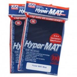 KMC Sleeves USA Pack - Hyper Mat Blue (100)