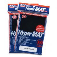 KMC Sleeves USA Pack - Hyper Mat Black (100)