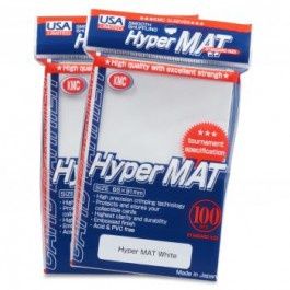 KMC Sleeves USA Pack - Hyper Mat White (100)