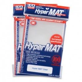 KMC Sleeves USA Pack - Hyper Mat Clear (100)