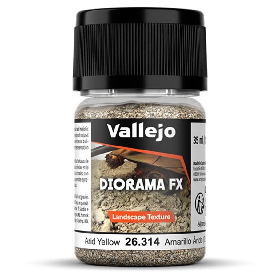 Vallejo Diorama FX: Landscape: Arid Yellow 0.5-2 mm (35ml)