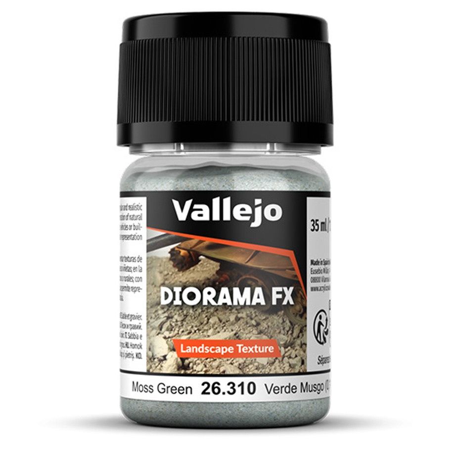 Vallejo Diorama FX: Landscape: Moss Green 0.1-1 mm (35ml)