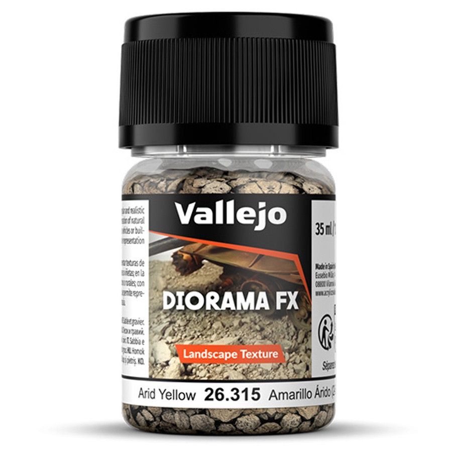 Vallejo Diorama FX: Landscape: Arid Yellow 2-5 mm (35ml)