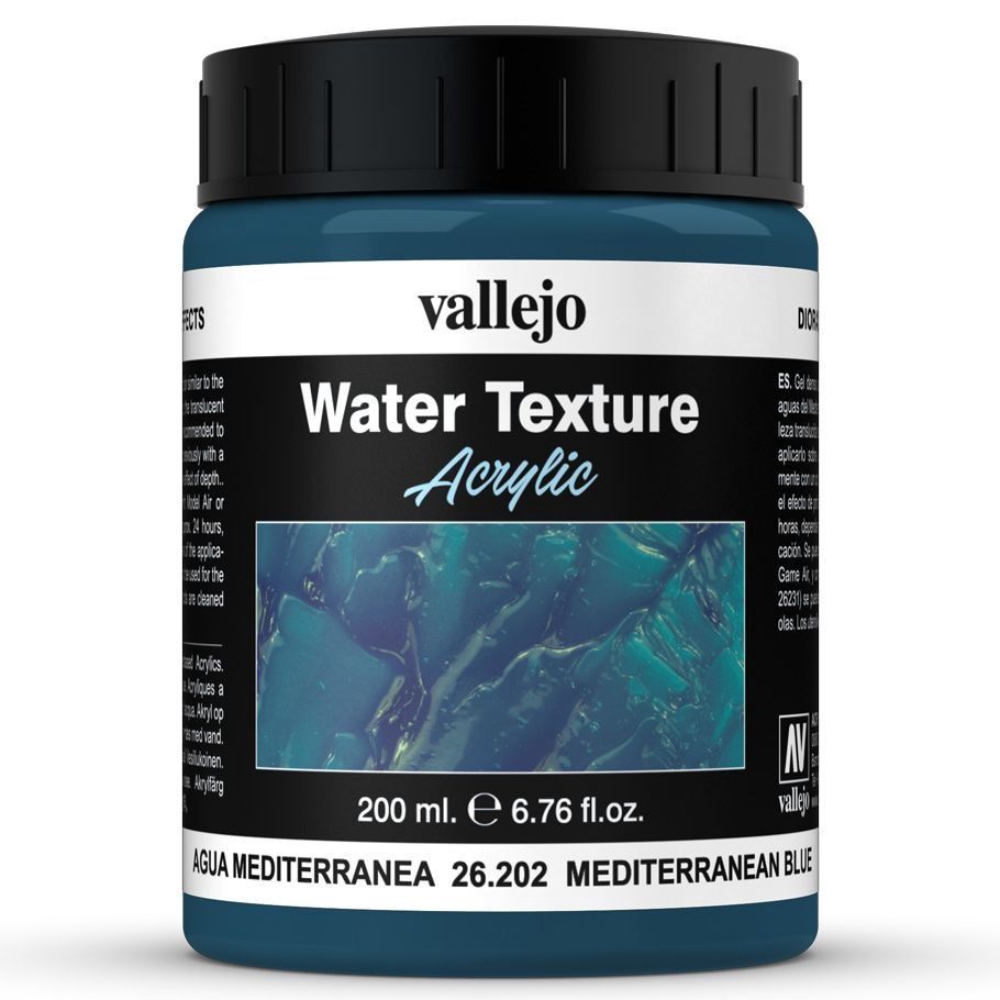 Vallejo Diorama FX: Water Mediterranean Blue (200ml)