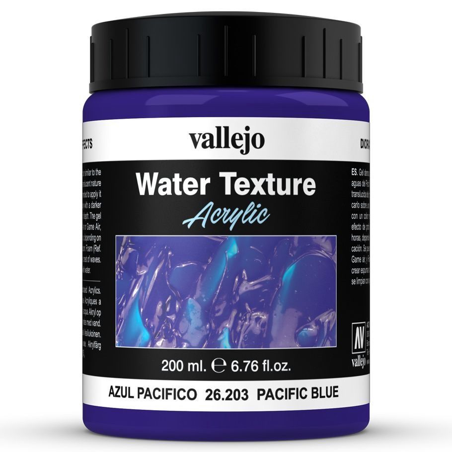 Vallejo Diorama FX: Water Pacific Blue (200ml)