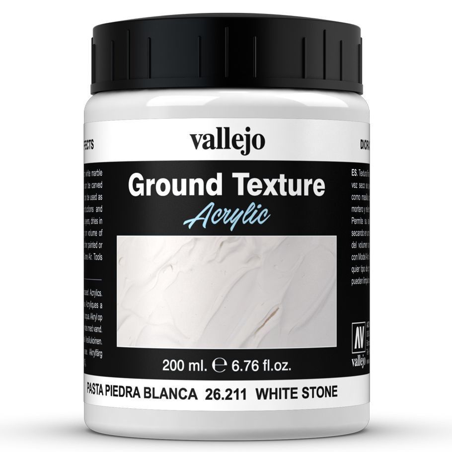 Vallejo Diorama FX: Ground: White Stone Paste (200ml)
