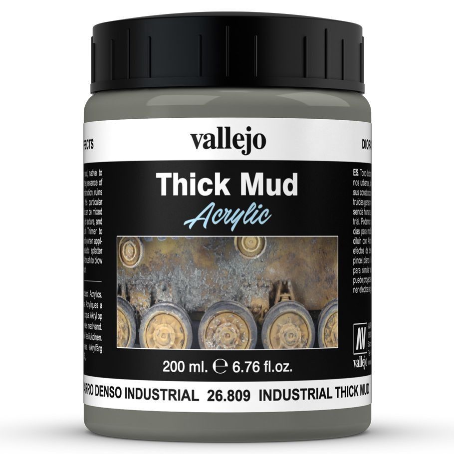 Vallejo Diorama FX: Mud Industrial Thick Mud (200ml)