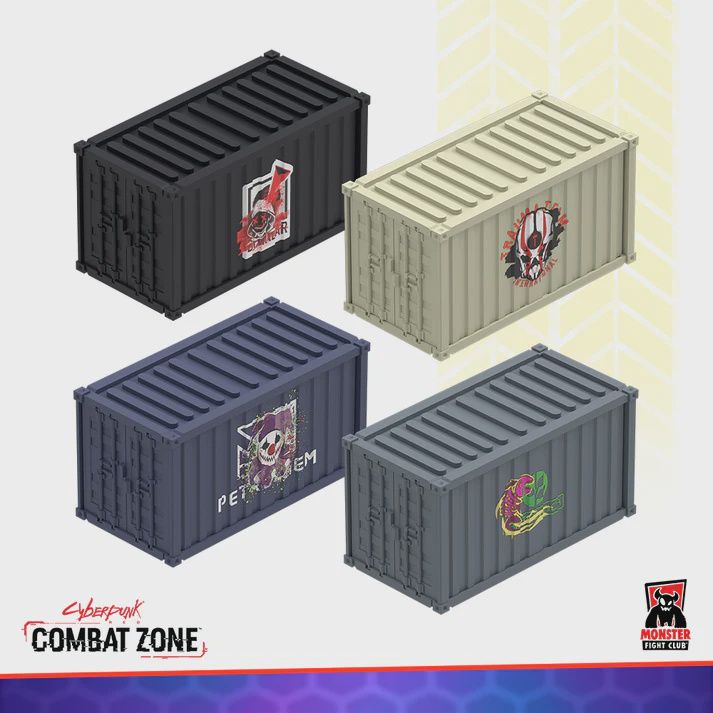 Cyberpunk RED Combat Zone: Faction Tagged Containers