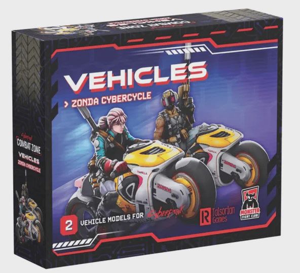 Cyberpunk RED Combat Zone: Vehicles - Zonda Cybercycle