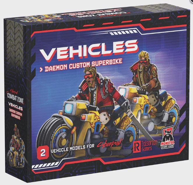 Cyberpunk RED Combat Zone: Vehicles - Daemon Custom Superbike