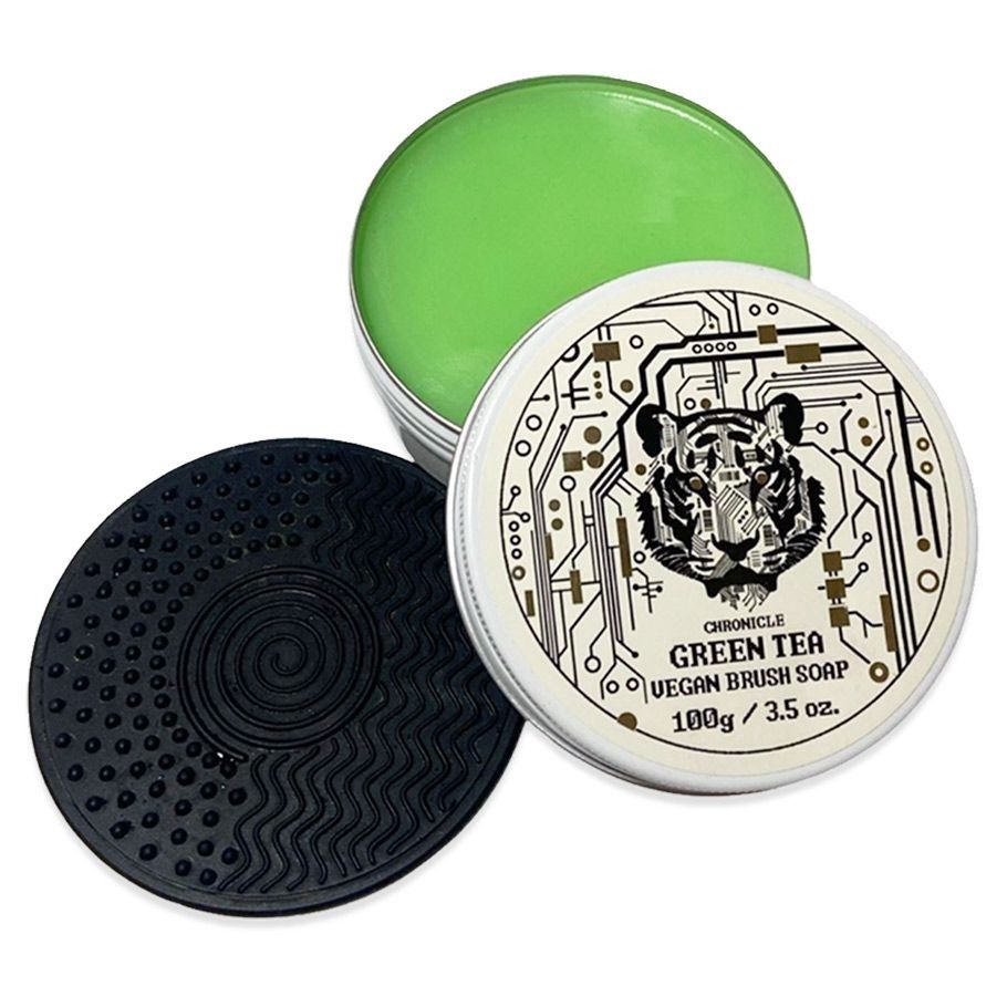 Green Tea Vegan Brush Soap, 100g / 3.5oz