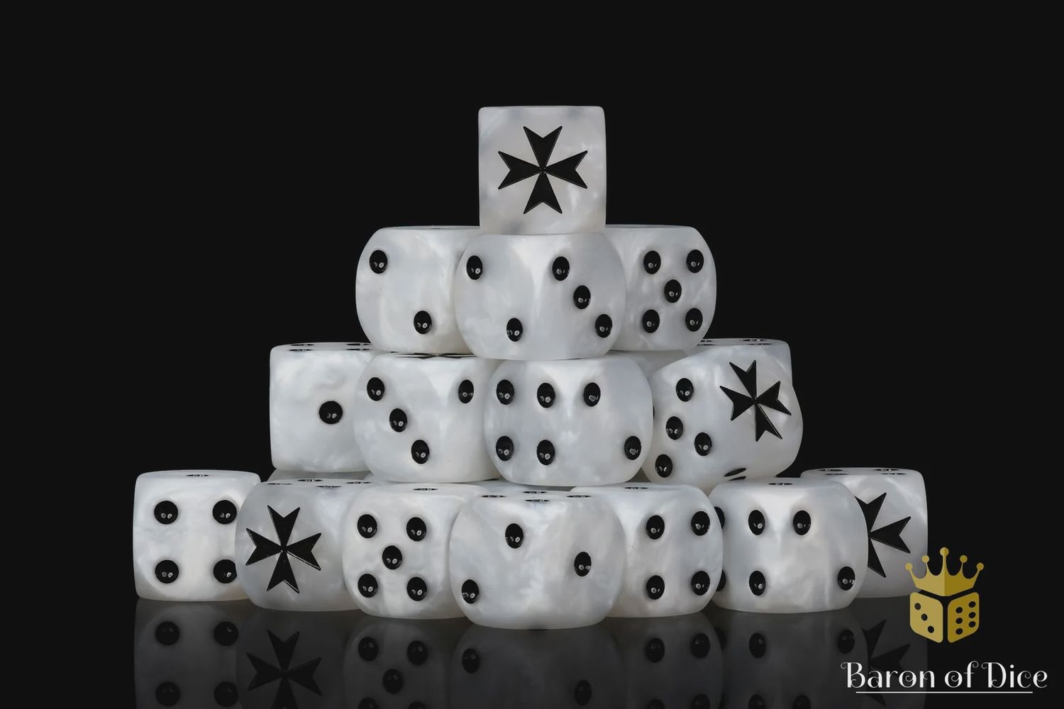 Baron of Dice | Knights Templar - White (25)