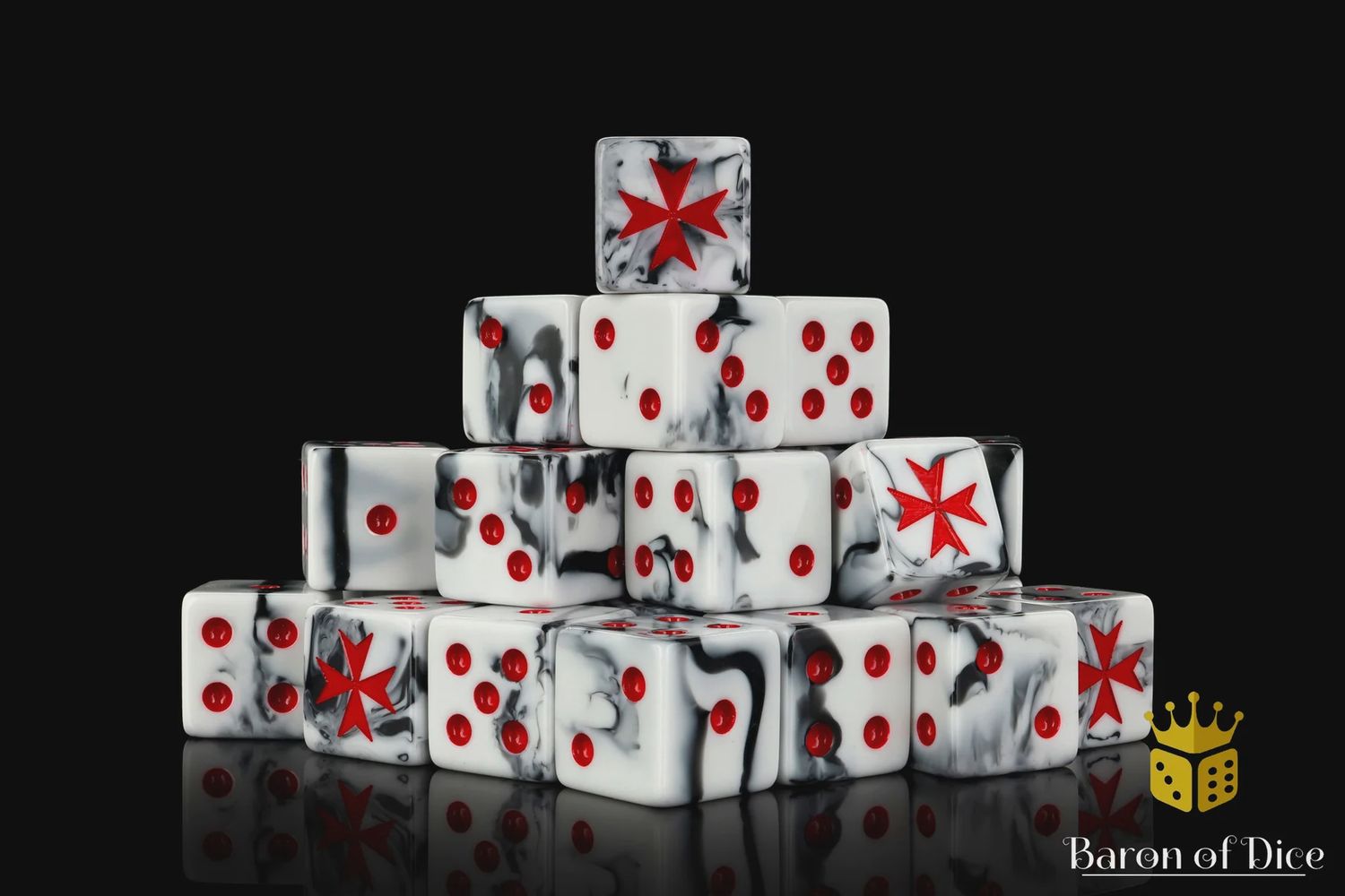 Baron of Dice | Knights Templar - Marbled (25)