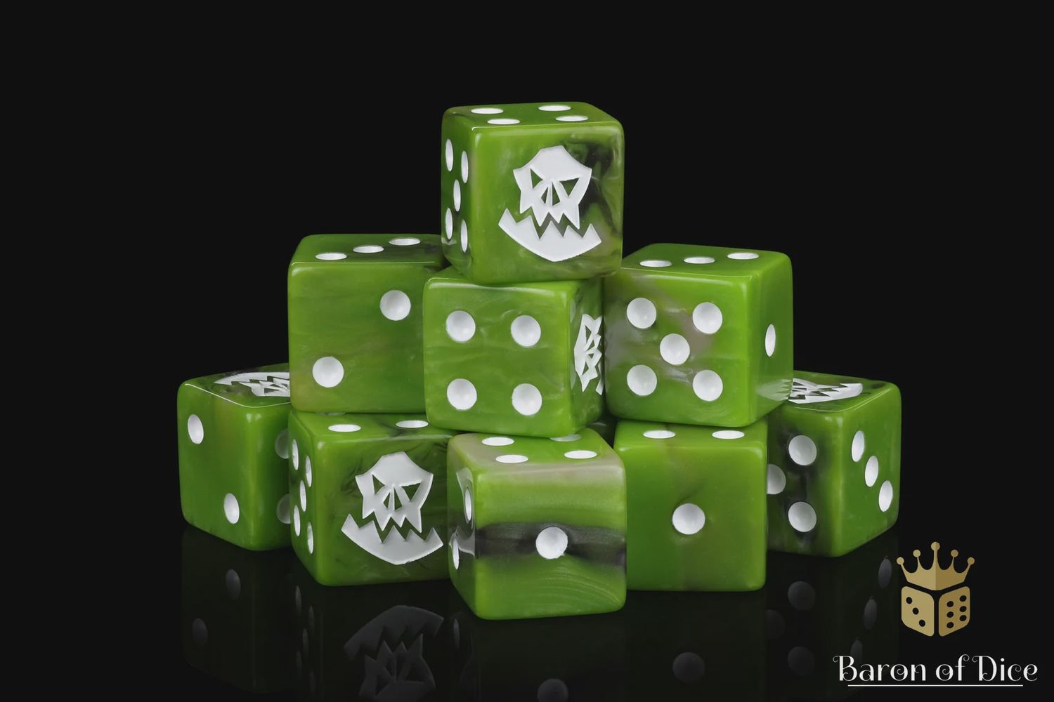Baron of Dice | Orc Dice - White (25)