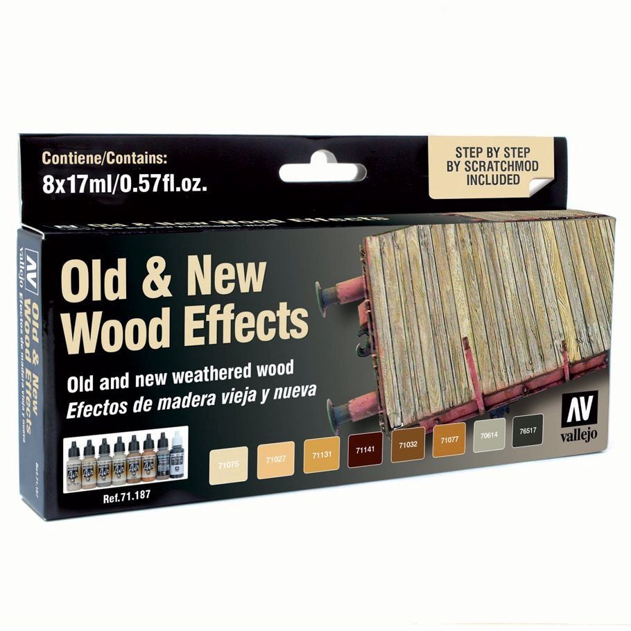 Vallejo Model Air: Effects: Old &amp; New Wood (8)