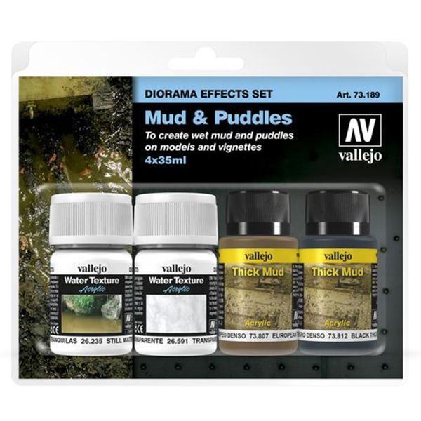 Vallejo Diorama Effects: Mud &amp; Puddles 35ml (4)