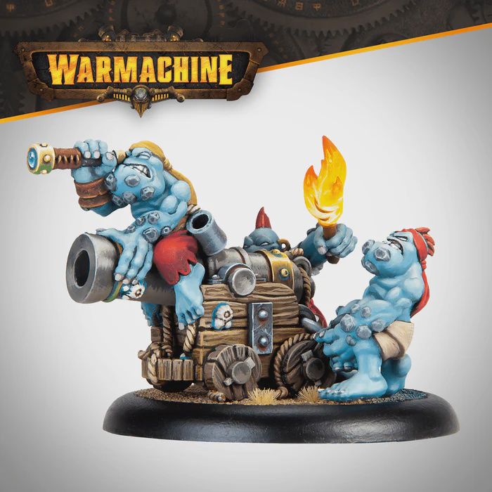 Warmachine: Southern Kriels Brineblood Marauders Pyg Cannon Crew