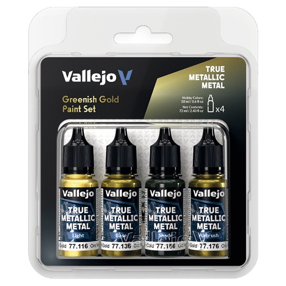 True Metallic Metal: Greenish Gold Color Set (4)