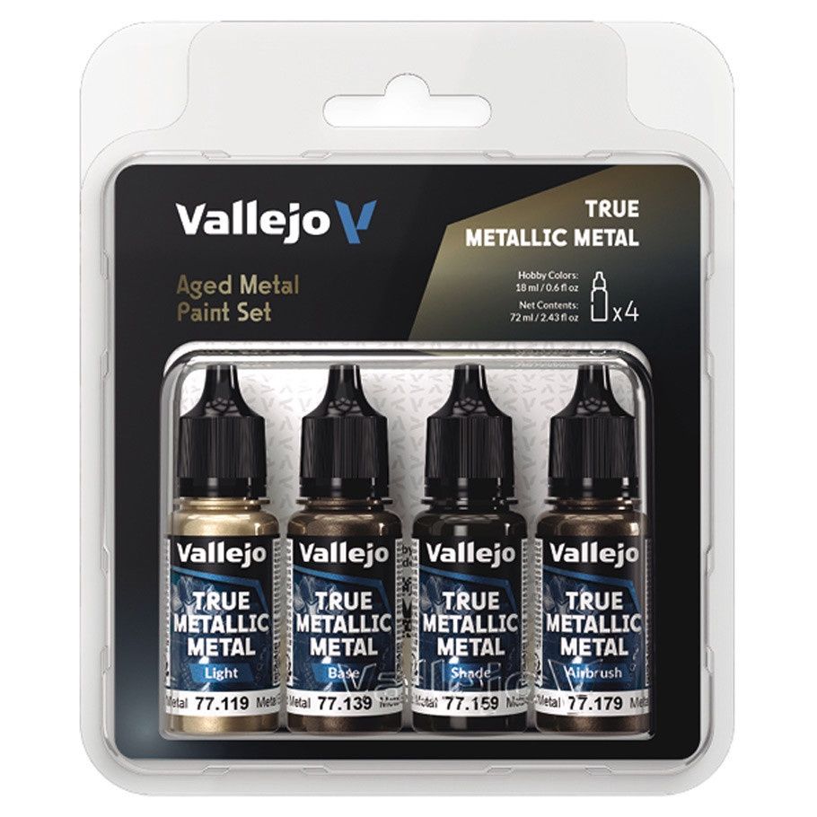 True Metallic Metal: Aged Metal Color Set (4)