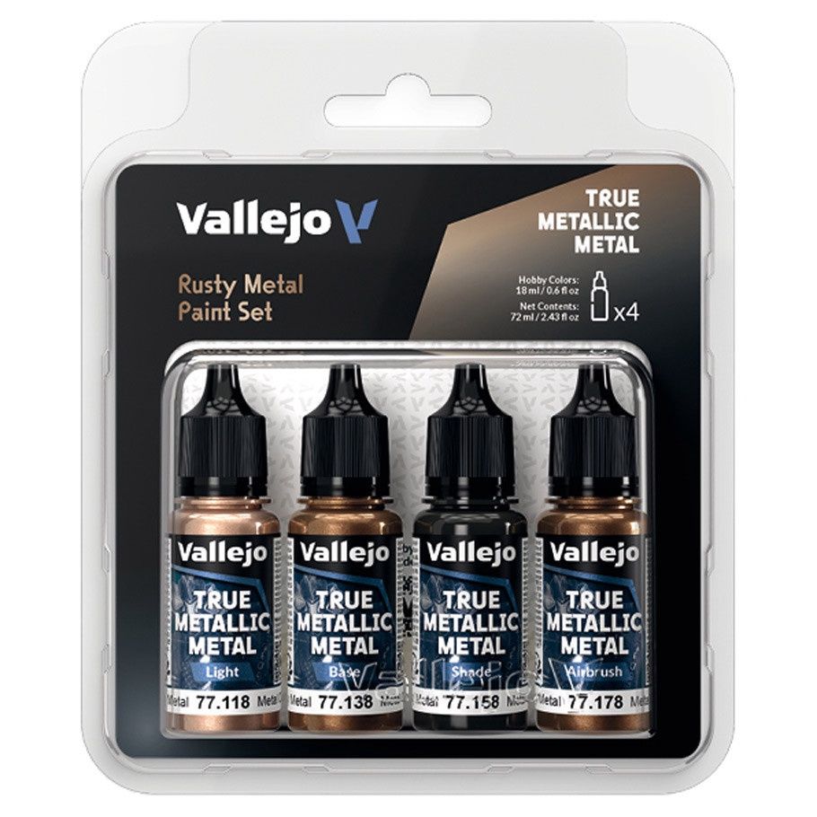 True Metallic Metal: Rusty Metal Color Set (4)
