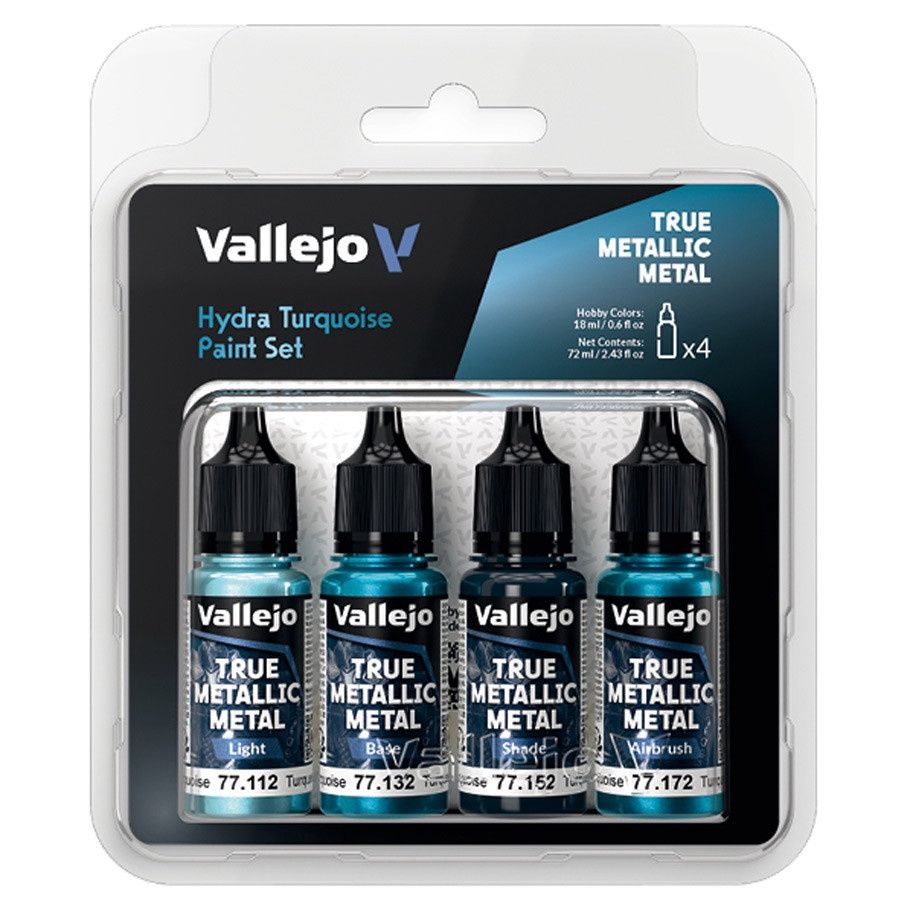 True Metallic Metal: Hydra Turquoise Color Set (4)