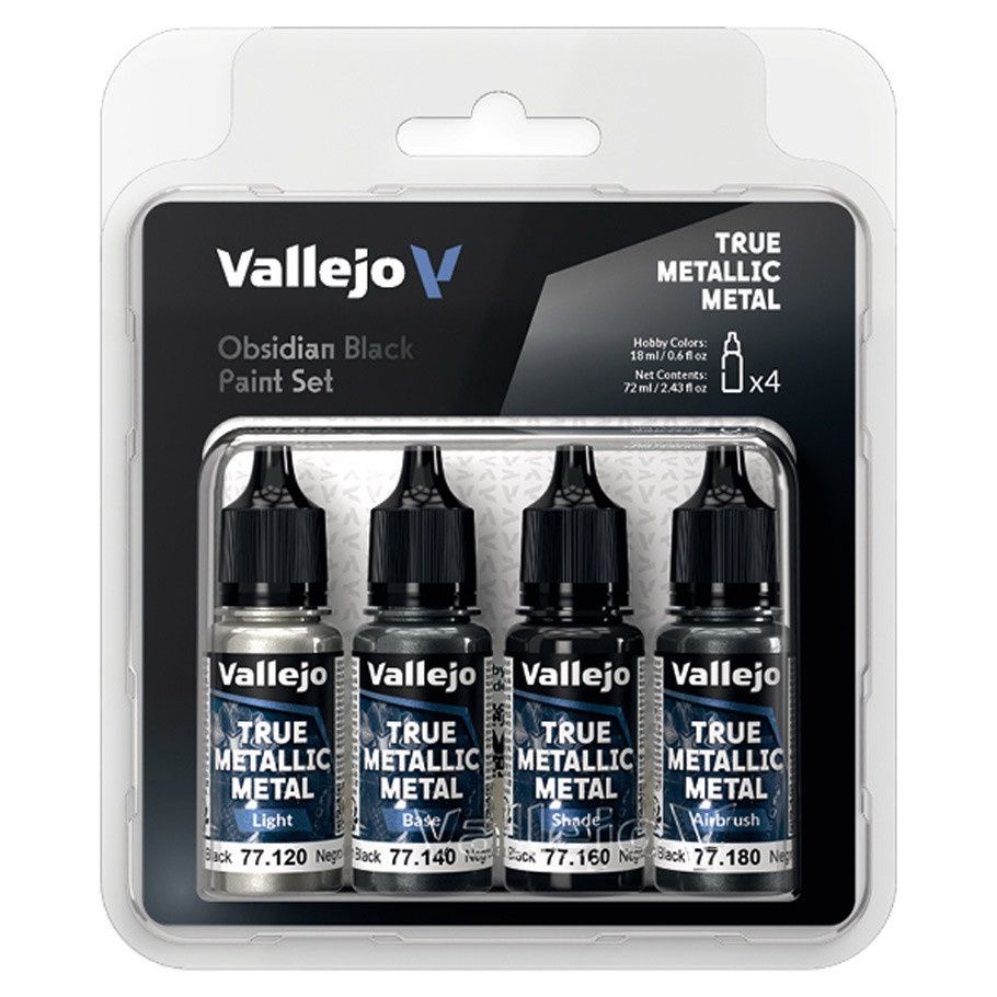 True Metallic Metal: Obsidian Black Color Set (4)