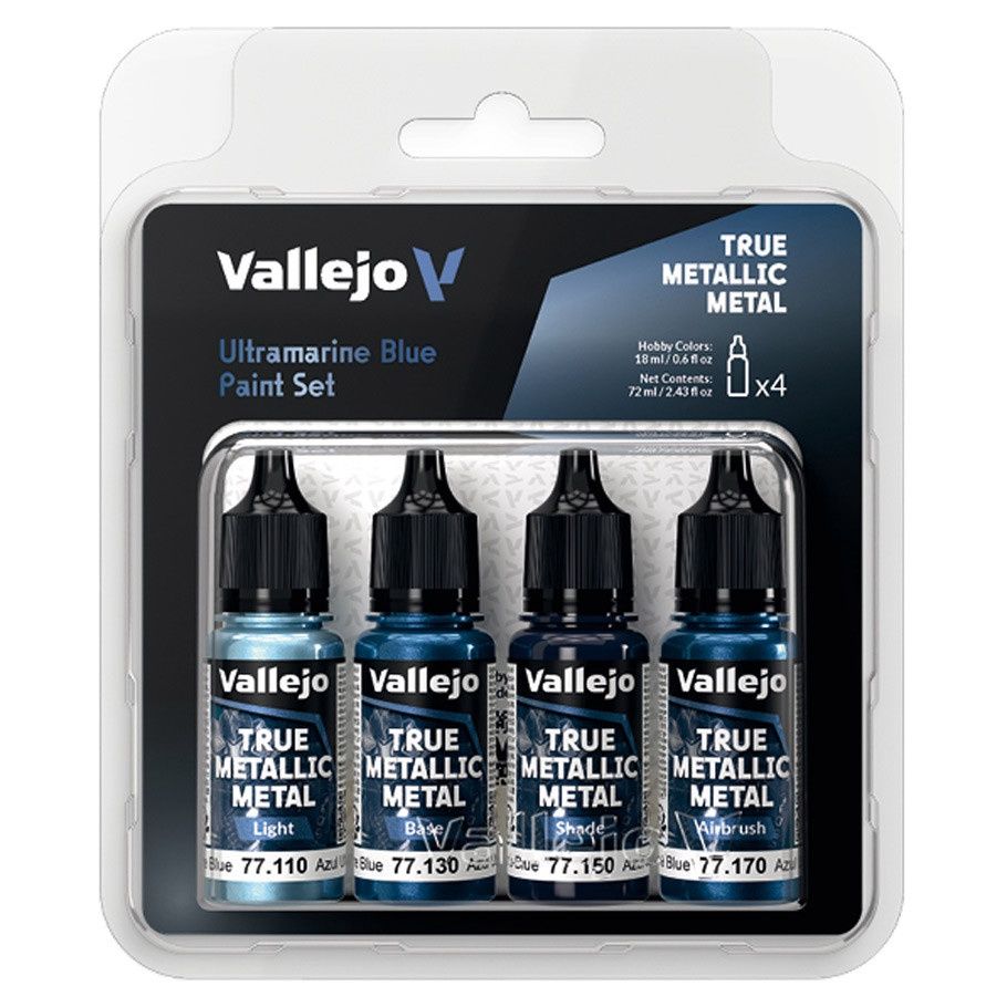 True Metallic Metal: Ultramarine Blue Color Set (4)