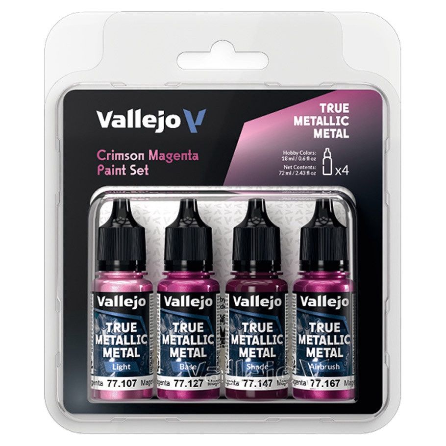 True Metallic Metal: Crimson Magenta Color Set (4)