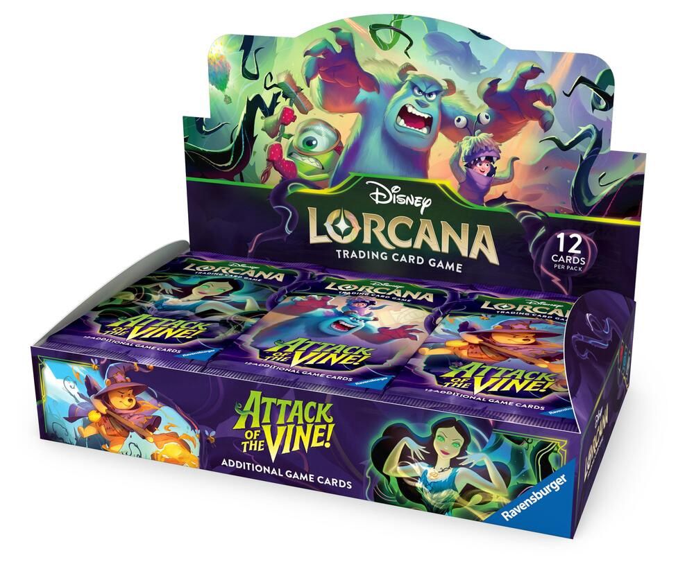 Disney Lorcana: Attack of the Vine! Booster Display