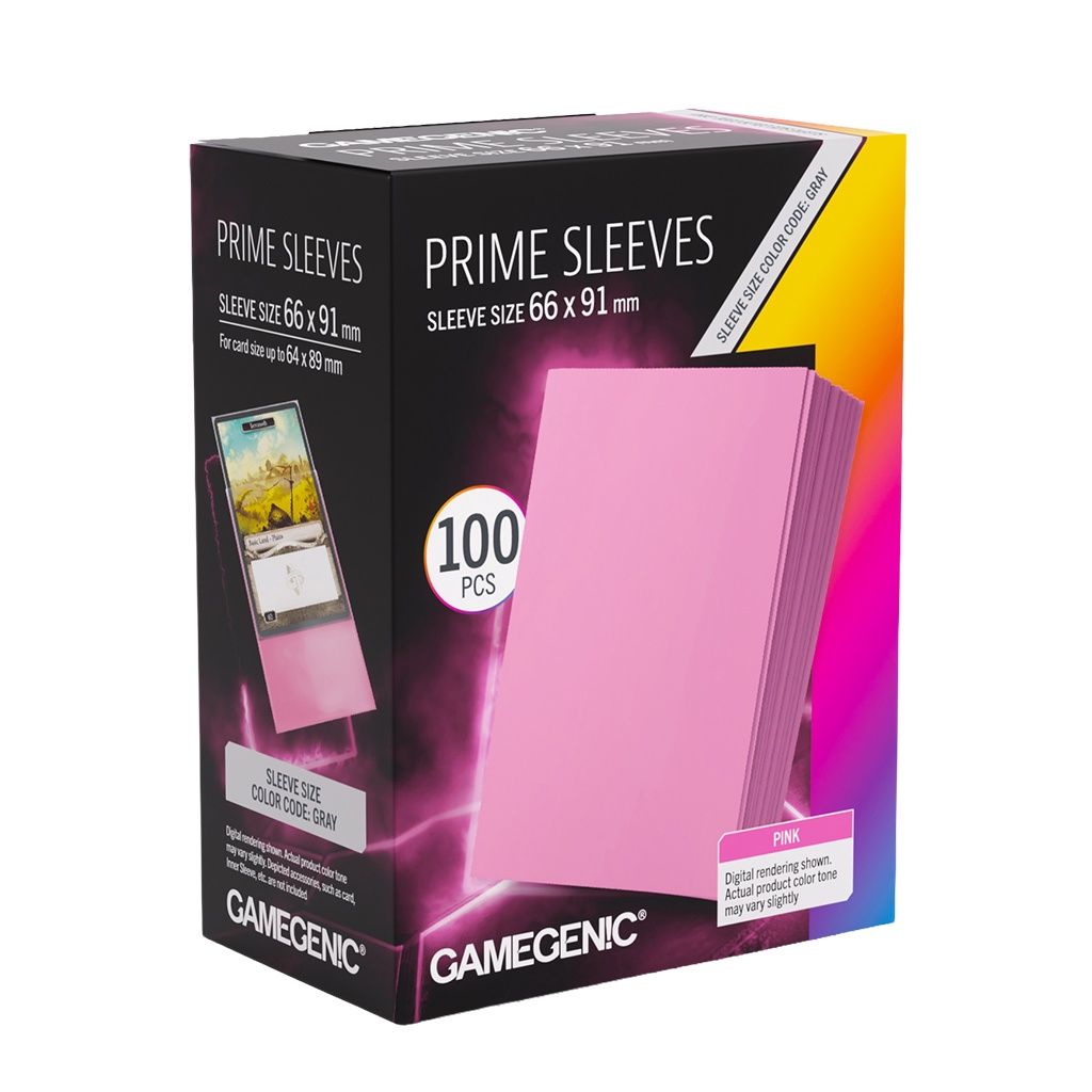 Gamegenic: Prime Sleeves Pink 66x91