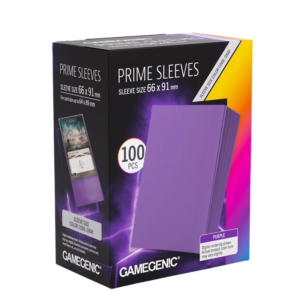 Gamegenic: Prime Sleeves Purple 66x91