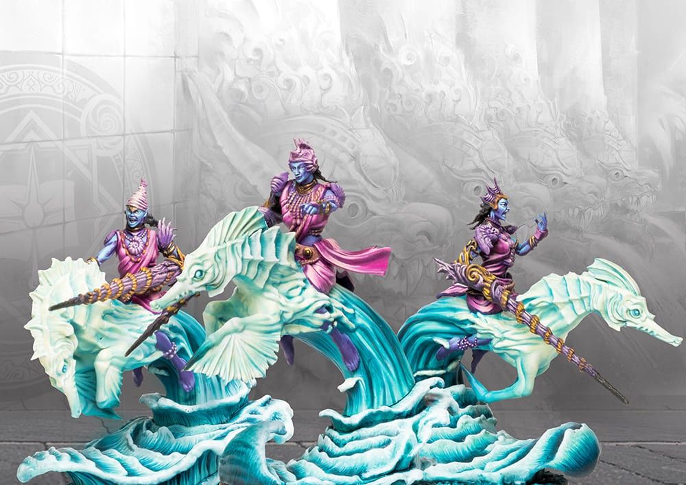 Conquest: Sorcerer Kings - Marid Lancers (Dual Kit)