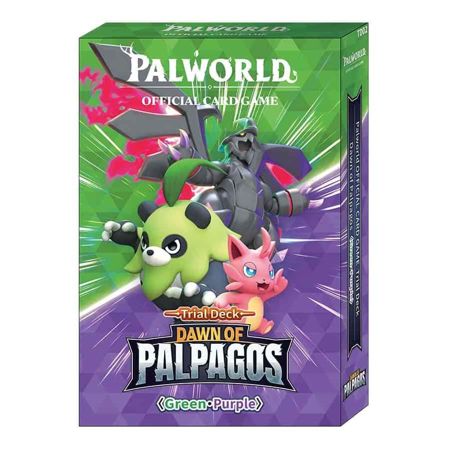 Palworld Official Card Game: Dawn of Palpagos Trial Deck: Green-Purple