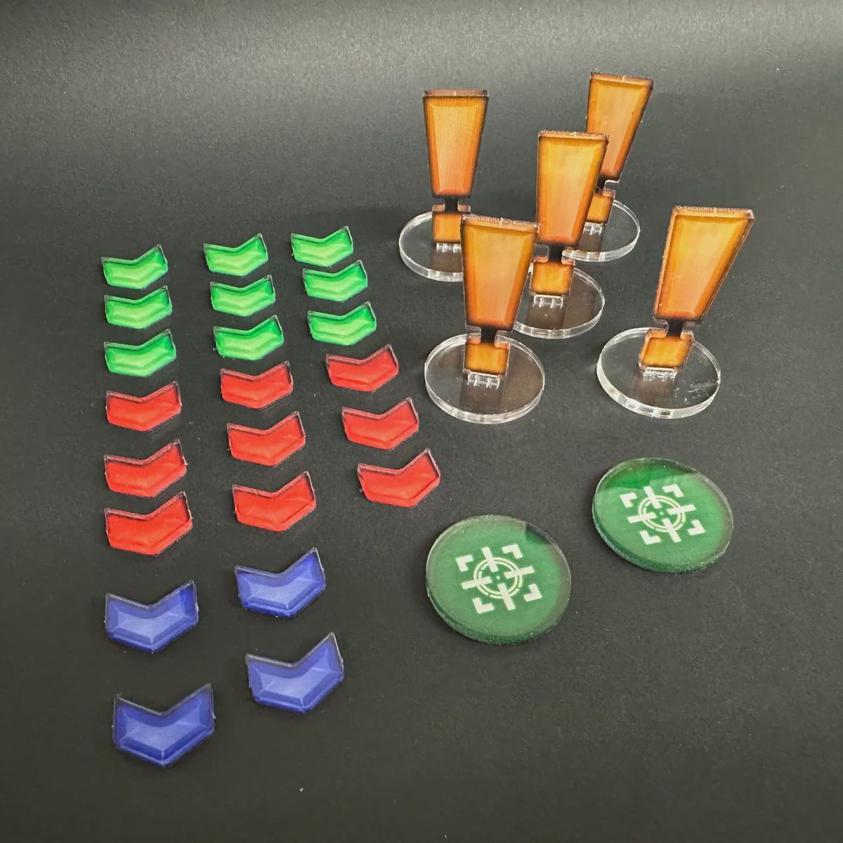 Blkout: Acrylic Token Set