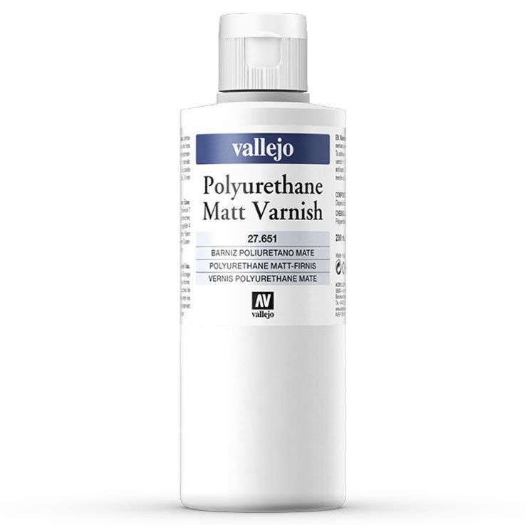 Vallejo Auxiliaries: Matt Varnish 200ml