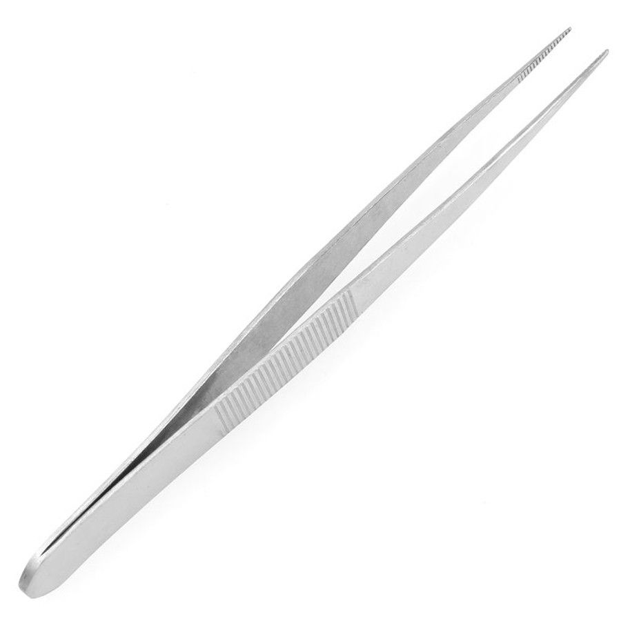 Tool: Straight Tweezers: 4 1/2"