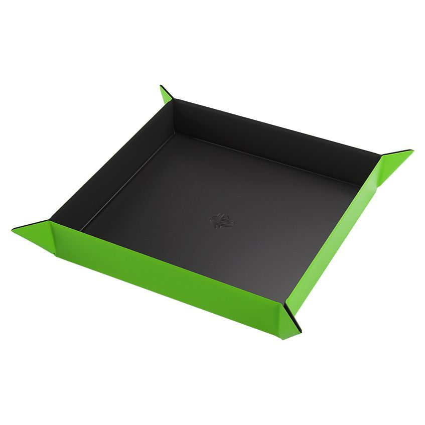 Gamegenic: Magnetic Dice Tray Square Black/Green