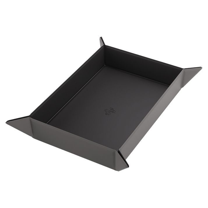 Gamegenic: Magnetic Dice Tray Rectangular Black/Gray