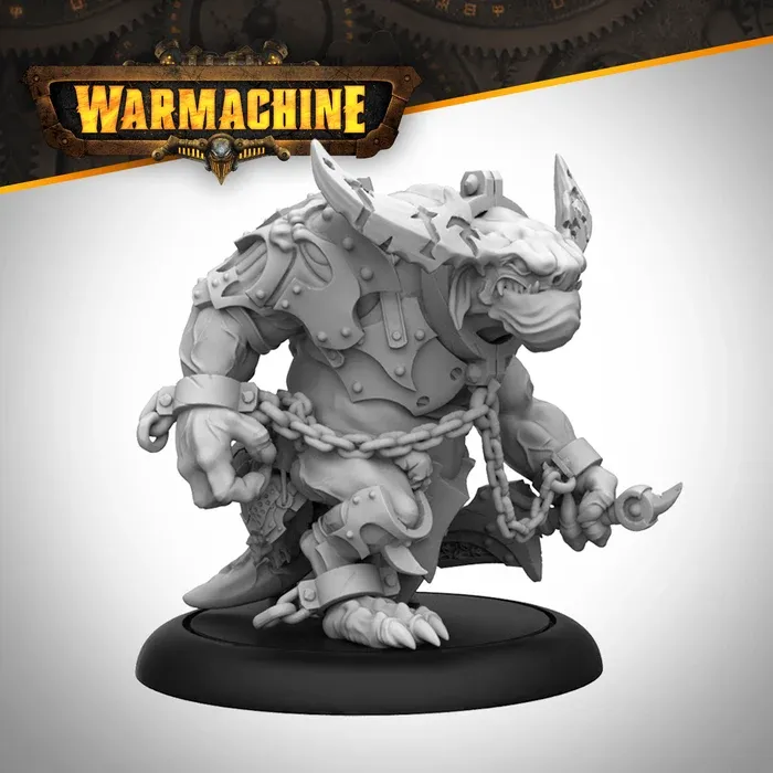 Warmachine: Orgoth Sea Raiders Grhotten Champion