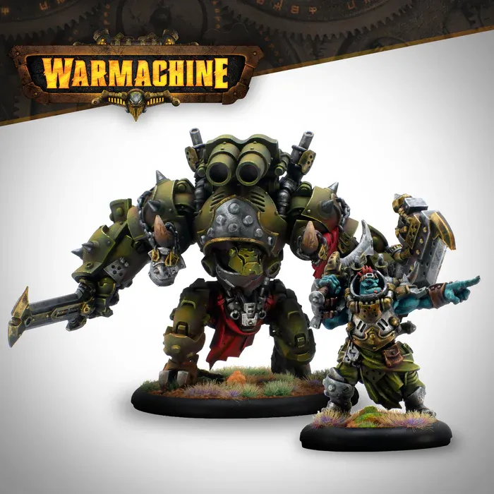 Warmachine: Southern Kriels Kithguard Journeyman &amp; Ramhead