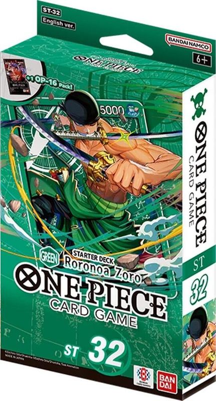 One Piece TCG: Starter Deck ST32 - Green - Roronoa Zoro